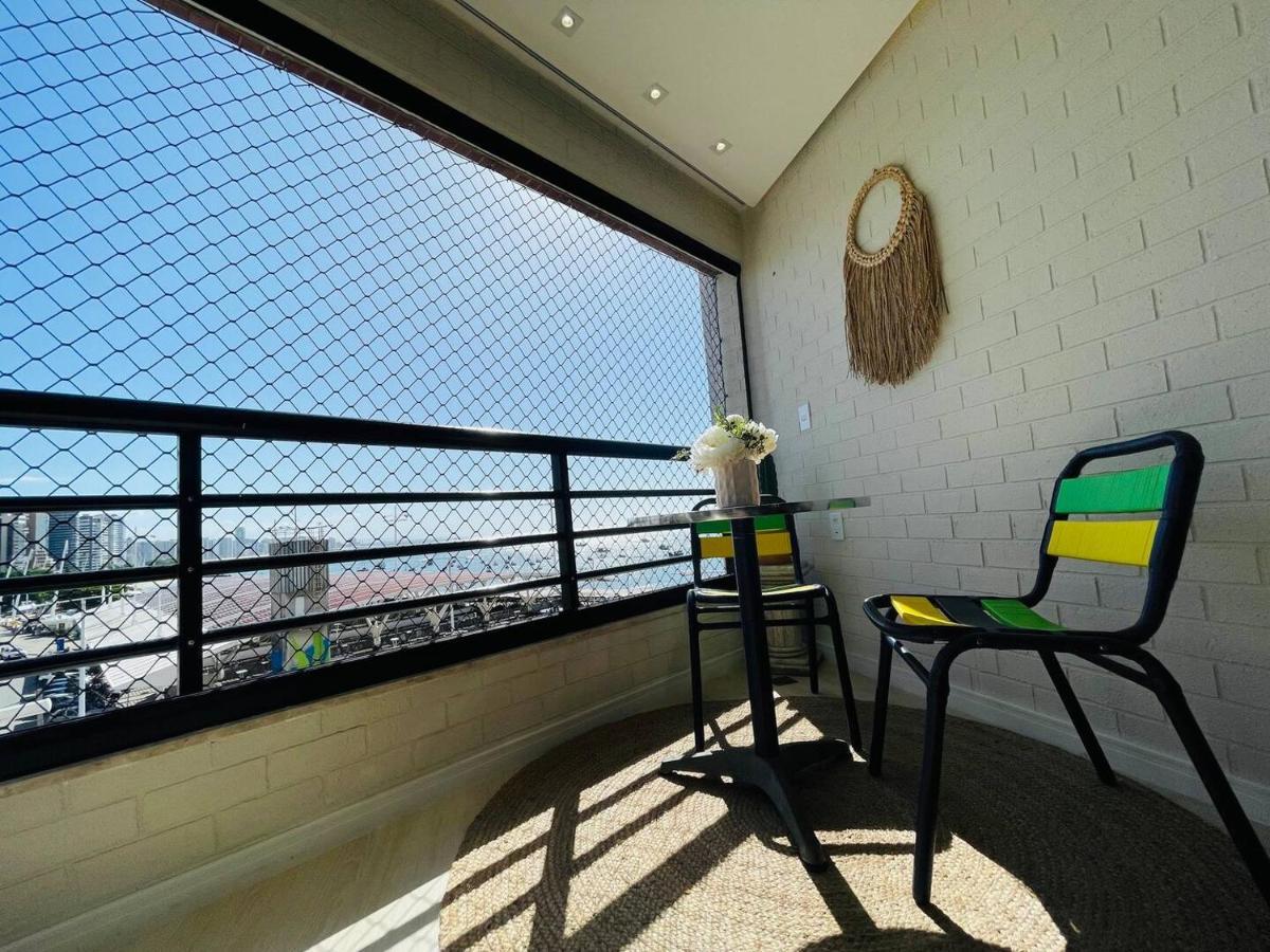 Flat Luxuoso Alto Padrao Frente Mar Com 2 Suites No Iate Plaza Форталеза Екстер'єр фото
