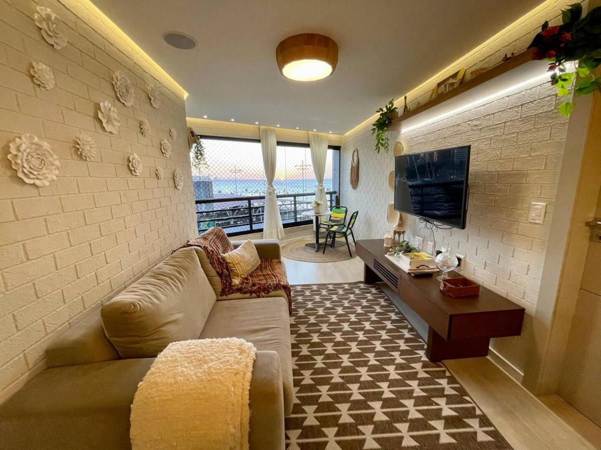 Flat Luxuoso Alto Padrao Frente Mar Com 2 Suites No Iate Plaza Форталеза Екстер'єр фото