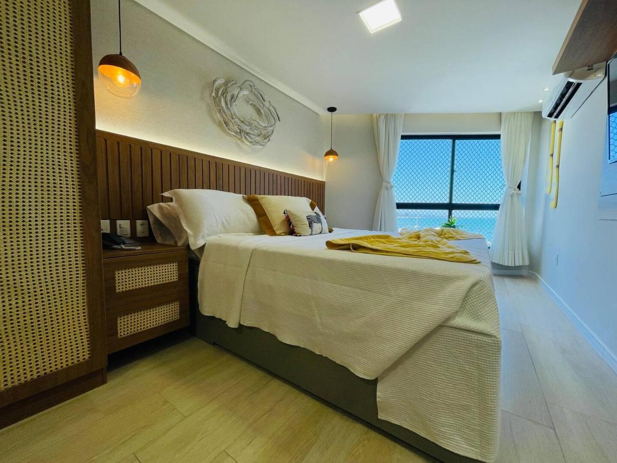 Flat Luxuoso Alto Padrao Frente Mar Com 2 Suites No Iate Plaza Форталеза Екстер'єр фото