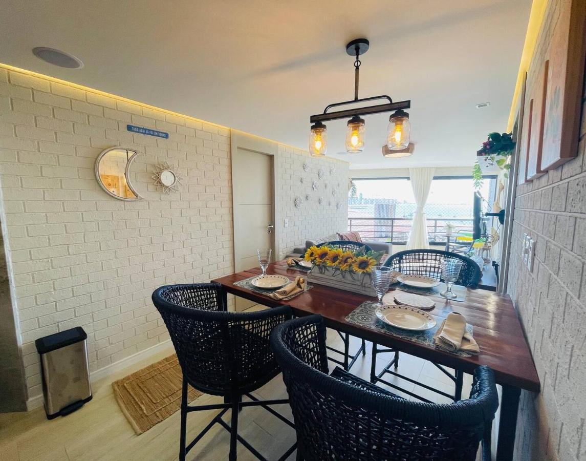 Flat Luxuoso Alto Padrao Frente Mar Com 2 Suites No Iate Plaza Форталеза Екстер'єр фото