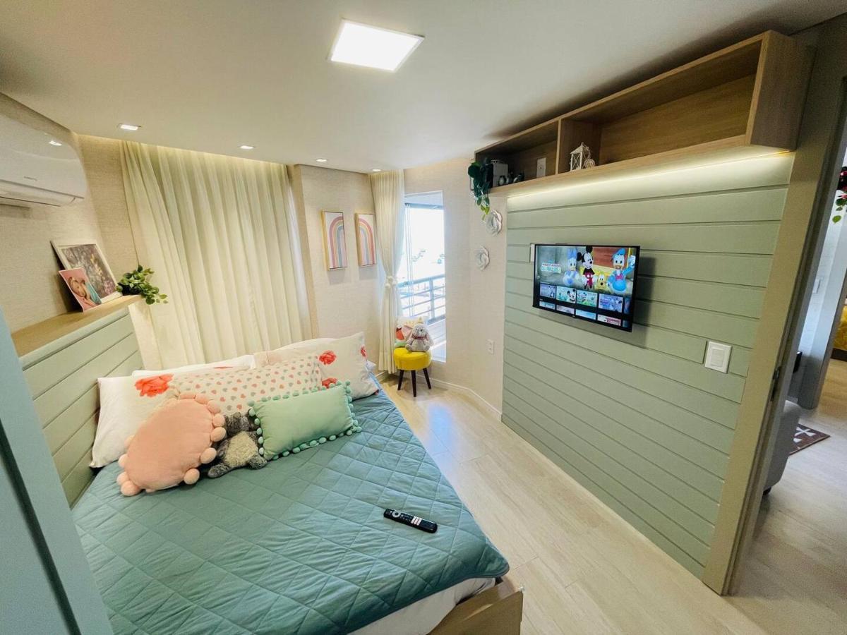 Flat Luxuoso Alto Padrao Frente Mar Com 2 Suites No Iate Plaza Форталеза Екстер'єр фото