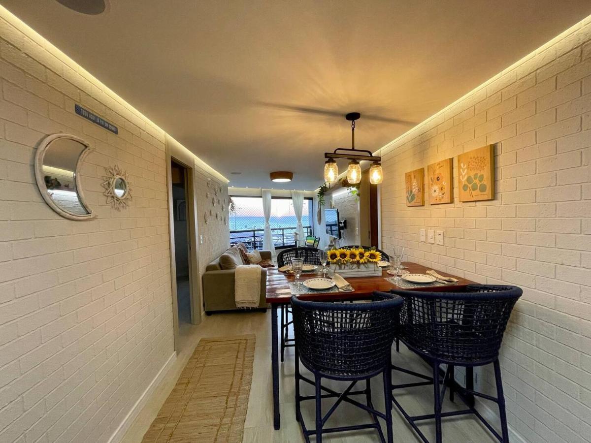 Flat Luxuoso Alto Padrao Frente Mar Com 2 Suites No Iate Plaza Форталеза Екстер'єр фото