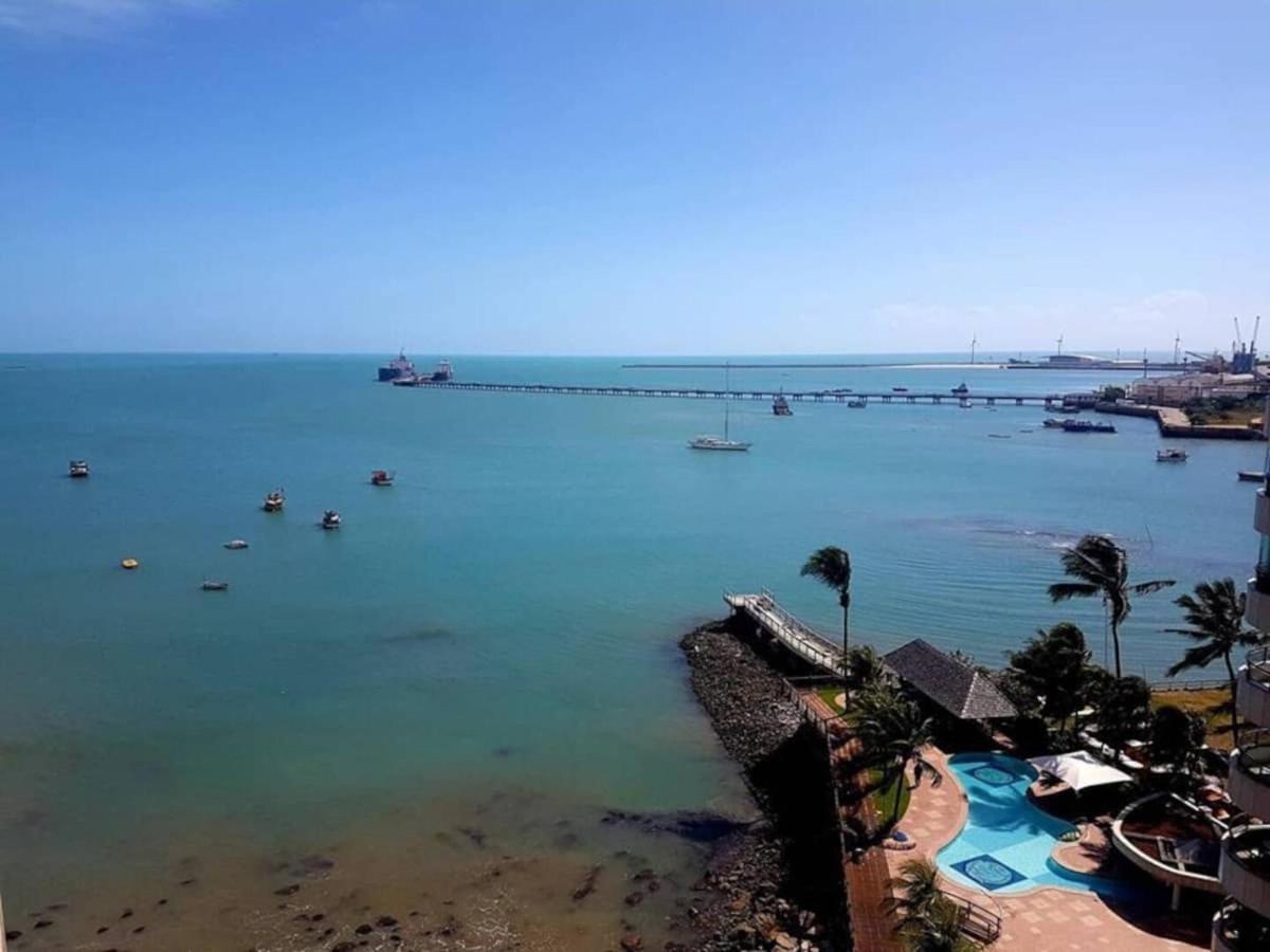 Flat Luxuoso Alto Padrao Frente Mar Com 2 Suites No Iate Plaza Форталеза Екстер'єр фото